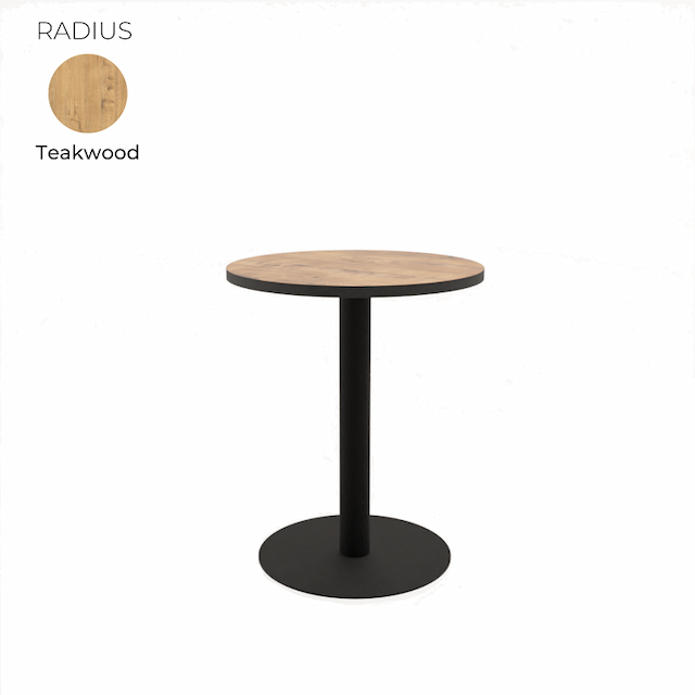 Стол обеденный круглый Алсав 21RADIUS.007 Teakwood