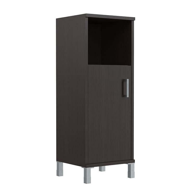 Шкаф-колонка средняя с глухой малой дверью Skyland B 421.2(L) венге магия 475х450х1286 BORN