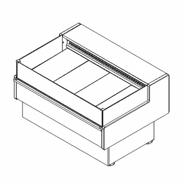 Витрина холодильная Полюс BAVARIA 2 GC110 VM 1,5-2 без боковин (ВХСо-1,5 Carboma GC110 динамика)