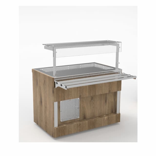 Прилавок холодильный с углублением 20 мм длиной 805 мм линии раздачи Capital Челябторгтехника RC11A Capital